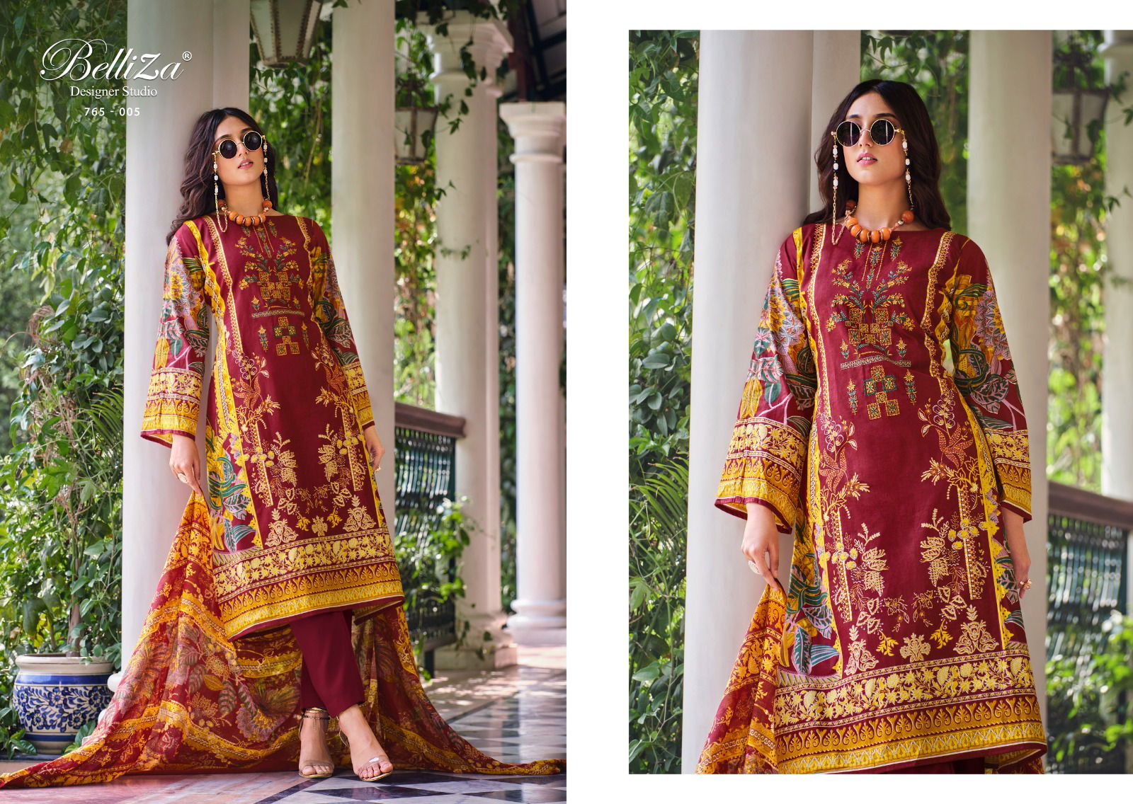 Belliza Naira Vol 2 Wholesale Pakistani Dress Material Catalog